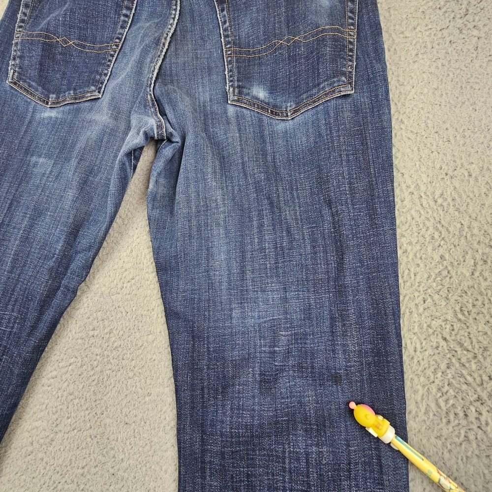 Lucky Brand 221 Straight Jeans Mens 35/30 Dark Wash Coolmax Stretch Denim - Picture 9 of 9
